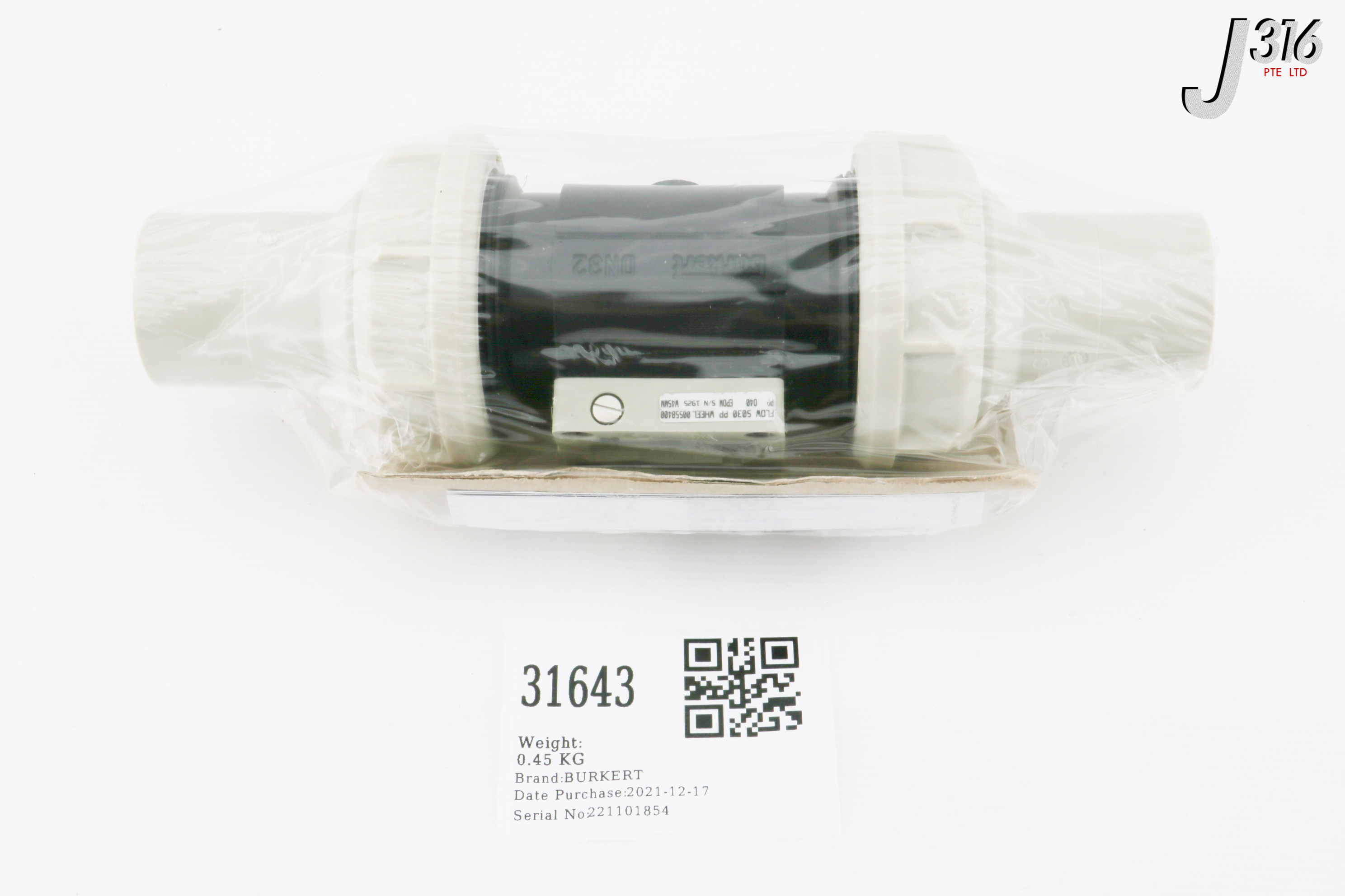 専用ページ1 31643 BURKERT INLINE SENSOR-FITTING W/ PADDLE WHEEL, 00558400, DN